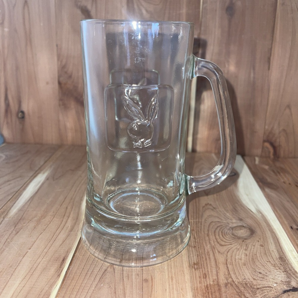 FINAL VTG Playboy Beer Mug Playboy Bunny Drinking Cup Classic Hugh Hefner Club